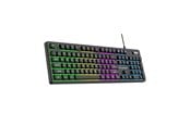 Tangentbord - Wozinsky WKG-200 Keyboard with RGB Membrane Gaming Roller - Black (US International ISO) - Gaming Tangentbord - US International - Svart - 5907769384165