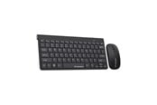 Tangentbord - Wozinsky Wireless Keyboard + Compact Mouse Set - Black (US International ISO) - US International - Svart - 5907769384189
