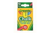 Skriv- och ritverktyg - Crayola Washable Chalk Coloured 12 Pcs - 0281