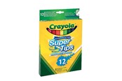 Skriv- och ritverktyg - Crayola Super Tips - marker - assorted colours (pack of 12) - 7509