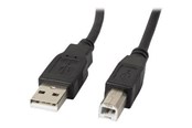 USB-kabel - Lanberg - USB cable - USB to USB Type B - 1 m - CA-USBA-11CC-0010-BK