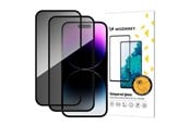 Mobiltelefontillbehör-Skyddsfilm - Wozinsky Privacy Glass Tempered Glass Privatizing for iPhone 17 Pro Set of 2 - 5907769380174