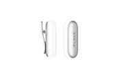 Gadget - PLAUD NotePin klämma och magnetisk stift - Månsilver - NP-AC-CP-SI
