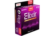 Musikinstrument & DJ-utrustning  - Elixir Strings 16569 - Phosphor Bronze - Akustiska strängar - Nanoweb - Light (12-53) - 3-pack - CEL 16569