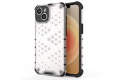 Mobile - Covers & Cases - Hurtel Honeycomb Case for iPhone 14 Armored Hybrid Cover Transparent - 9145576266106