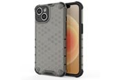 Mobile - Covers & Cases - Hurtel Honeycomb Case for iPhone 14 Plus Armored Hybrid Cover Black - 5907769348914