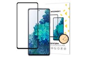 Mobiltelefontillbehör-Skyddsfilm - Wozinsky Super Durable Full Glue Tempered Glass Full Screen With Frame Case Friendly Samsung Galaxy S20 FE Black - 9111201915237