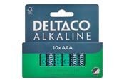 Battery - Deltaco battery - 10 x AAA / LR03 - Alkaline - LR03-10B