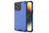 Mobile - Covers & Cases - Hurtel Honeycomb Case for iPhone 14 Pro Armored Hybrid Cover Blue - 9145576266151