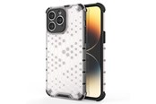 Mobile - Covers & Cases - Hurtel Honeycomb Case for iPhone 14 Pro Armored Hybrid Cover Transparent - 9145576266168