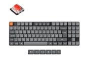 Tangentbord - Keychron K13 Max QMK Wireless RGB Hot Swap Low Profile Red - Gaming Keyboard - Utan numpad - Nordisk - Svart - K13M-H1-BO