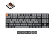 Tangentbord - Keychron K13 Max QMK Wireless RGB Hot Swap Low Profile Brown - Gaming Keyboard - Utan numpad - Nordisk - Svart - K13M-H3-BO