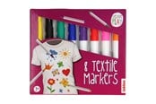 Skriv- och ritverktyg - Lobbes Textile Markers 8 pcs. - 927007