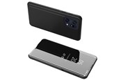 Mobile - Covers & Cases - Hurtel Clear View Case Cover for Oppo Find X5 Pro Cover with a Flap Black - 5907769349300