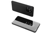 Mobile - Covers & Cases - Hurtel Clear View Case Cover for Xiaomi Redmi 10C Cover with a Flap Black - 5907769349348