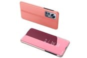 Mobile - Covers & Cases - Hurtel Clear View Case Cover for Xiaomi 12 Lite Cover with a Flap Pink - 5907769349355