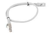Nätverkskabel - Lanberg patch cable - 50 cm - grey RAL 7035 - Grå - 0.5m - PCU6-10CC-0050-S