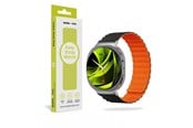 Smartwatch - Accessories - Mobile Origin Easy Strap Magnetic Galaxy Watch 8 Black/Orange - MO-MGW8-BLK-ORG