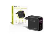 Mobile - Adapters & Chargers - Mobile Origin 140W GaN Display Charger PW21 - 2x USB-C + USB-A - MO-140WDCH-PW21