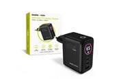 Mobile - Adapters & Chargers - Mobile Origin 65W GaN Display Charger PW20 - 2x USB-C + USB-A - MO-65WDCH-PW20