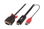 Displaykabel - Lindy HDMI to VGA Adapter cable - video converter - black - 41457