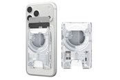 Andra mobiltillbehör - Spigen Ultra Hybrid Wallet MagSafe - zero one white - AFA11305