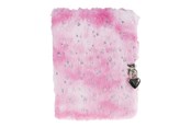 Skoltillbehör - Tinka DIARY PINK PLUSH W/HEARTS W/LOCK - 8-802181