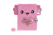 Skoltillbehör - Tinka DIARY PLUSH AXOLOTL PINK WITH LOCK - 8-802182
