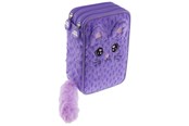 Skoltillbehör - Tinka Tripple Pencil Case - Plush - Cat - Cool School - 8-804212