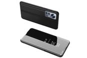 Mobile - Covers & Cases - Hurtel Clear View Case Cover for Xiaomi 12 Lite Cover with a Flap Black - 5907769349379