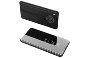 Mobile - Covers & Cases - Hurtel Clear View Case Cover for Huawei Nova 8i Cover with a Flap Black - 5907769349416