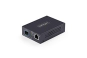 Repeatrar, förstärkare, broar och transceivers - StarTech.com MCM10G6SSFP 10GbE Multi-Gigabit Open SFP+ Fiber Media Converter Standalone 10 Gigabit Ethernet RJ-45 to 10GBASE-X SFP+ Single-Mode / Multi-Mode 16K Jumbo Frames - TAA - MCM10G6SSFP