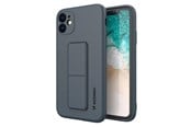Mobile - Covers & Cases - Wozinsky Kickstand Case Silicone Case with Stand iPhone 12 Pro Navy Blue - 9111201940437