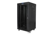 Rack chassis - Lanberg FF01 series V2 - rack - 600 x 600 flat pack with glass door LCD - 22U - FF01-6622-12BL