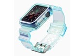 Smartwatch - Accessories - Hurtel Silicone Band Strap Bracelet Case Strap Light Set for Apple Watch 42mm - Blue - 5907769331718