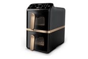 Andra köksapparater - Philips 4000 Series NA462 - double hot air fryer - black/dark grey - NA462/70