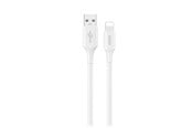 USB-kabel - Dudao L2sL USB-A Cable - Lightning 6A 1.2m - White - 6976625336098