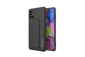 Mobile - Covers & Cases - Wozinsky Kickstand Case Silicone Case with Stand Samsung Galaxy M51 Case Black - 9111201941052