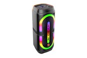 Bärbar & festhögtalare - N-Gear Let's Go Party 24C – Bluetooth Speaker – Karaoke Set – Party Box with Microphone – Black - LGP 24C