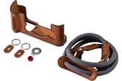 Foto & Video Tillbehör - SmallRig 5670 Leather Half Case Kit for FUJIFILM X-T30 / X-T30 II / X-T30 III Brown - 5670