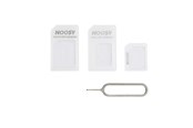 Andra mobiltillbehör - Hurtel Noosa SIM Card Adapter Set + Key - White - 758399853898