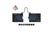Tangentbord - Keychron Q11 Split 75% Knob QMK/VIA - Keychron K Pro Red - Ergonomiskt tangentbord - Nordisk - Svart - Q11-M1-BO