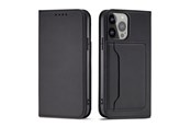 Mobile - Covers & Cases - Hurtel Magnet Card Case for Samsung Galaxy S23+ Flip Cover Wallet Stand Black - 5907769351532
