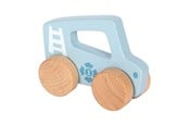 Leksaksbil - Small Foot - Wooden Push Car Blue - 12710