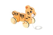 Babyleksaker - Small Foot - Wooden Pull-along Tiger Safari FSC - 12733
