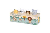 Babyleksaker - Small Foot - Wooden Dancing Animals with Sounds Safari FSC - 12757