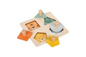 Pusselspel - Small Foot - Wooden Shapes Montessori Puzzle FSC - 12769