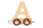 Babyleksaker - Small Foot - Wooden Letter Train - A - 12 pieces - 7460-display12