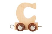 Babyleksaker - Small Foot - Wooden Letter Train - C - 12 pieces - 7462-display12