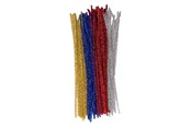 Konst- och hantverksmaterial - Colorations - Glitter Chenille Wire 50 pcs. - CH11PC01